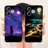 For Honor 600 Lite 5G Honor600 2026 Fashion Dusk Beach Painting Phone Case For Honor 600 600Lite Soft Silicone Covers Bumpers