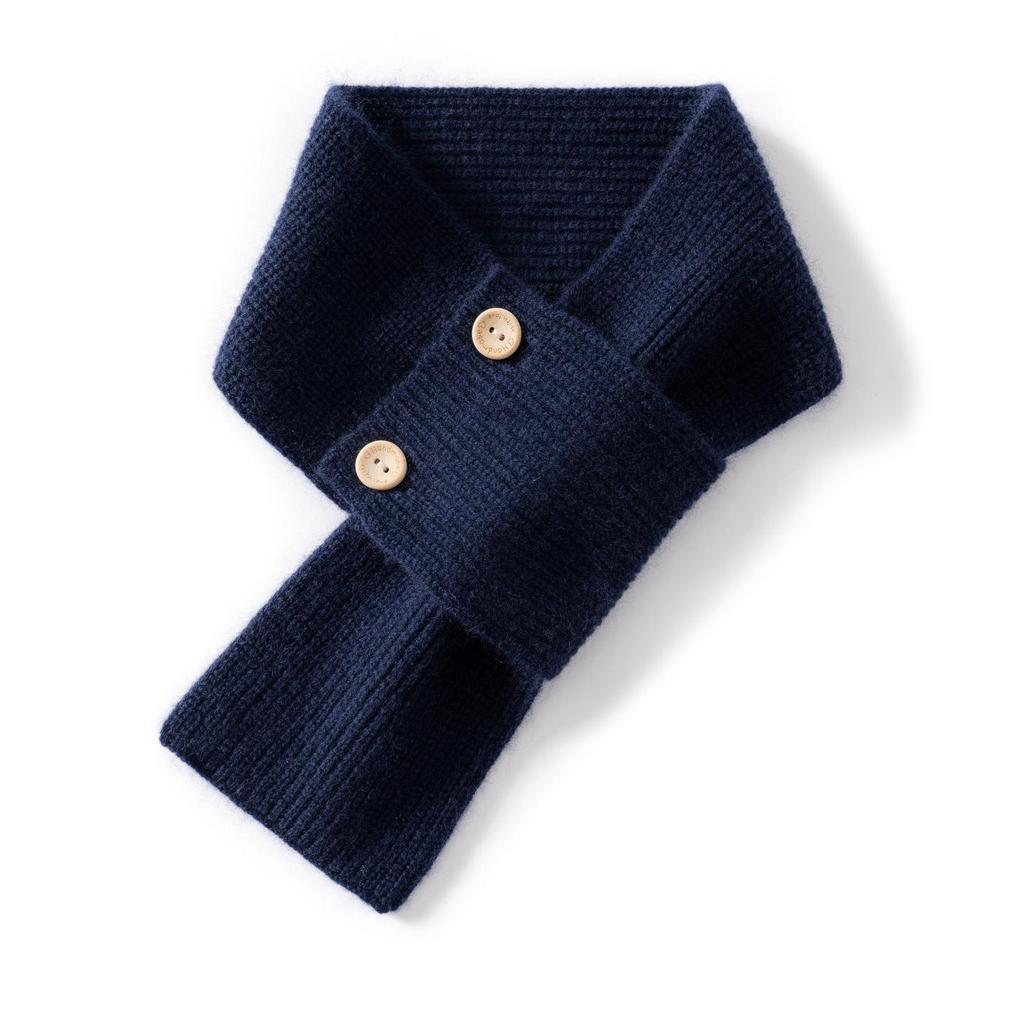Children's Cashmere Knit Neck Warmer: 2-8 Years, Boys & Girls, Autumn-Winter Scarf & Spring Collar