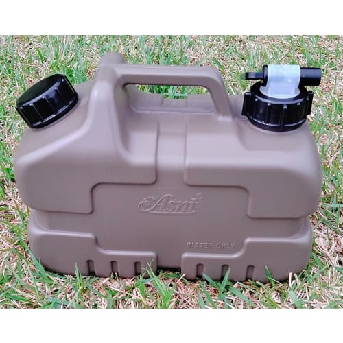 Tange Chemical Industry ASNT TANK 5L Military Gray Water Tank with Faucet (ASW-5)