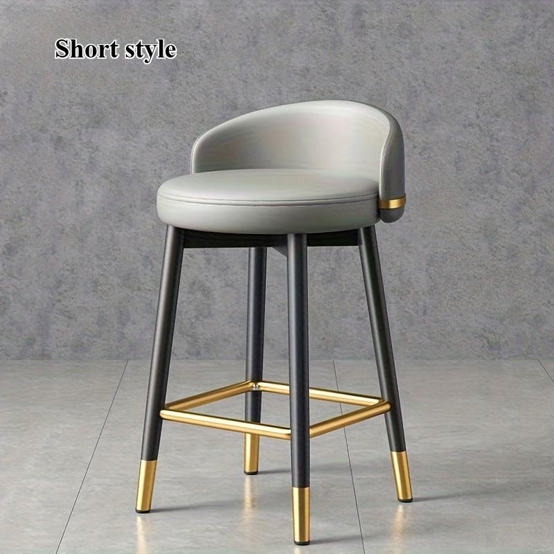 65cm Luxury Forged Iron Bar Stool - Simple Swivel Bar Chair for Home Kitchen Island & Counter, bar chairs, nordic bar stool