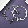 Love Bow Metal Chain Necklace Women'S 2024Chocker Neck Chain Leather Butterfly