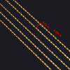 No Fade 1meter Stainless Steel Thin Flat Link Chain Gold&Silver Color Chain for DIY Necklaces Bracelet Jewelry Making Wholesale