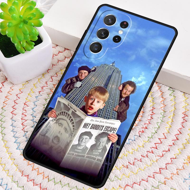 Home Alone soft Silicone Phone Case For Samsung Galaxy note 10 pro S26 S25 S24 S23 S22 S21 Plus S25Ultra Capa Cover