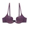 Deep V Sexy Gathering Bra Invisible Neck Underwear Beautiful Back Bra U-shaped Halter Bra