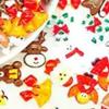 10/30Pcs New Cute Christmas Series Flat Back Resin Cabochons For DIY Jewelry Craft Scrapbooking Decoration Accessorie
