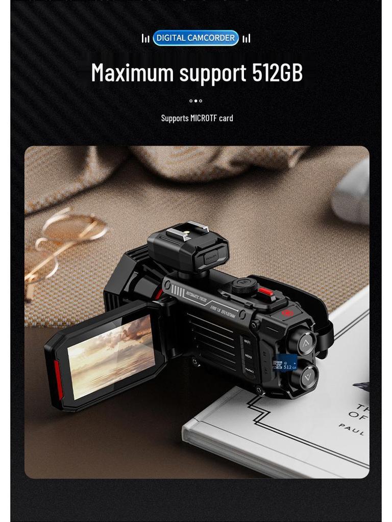 Temu 4K Ultra HD WiFi Camera: Stylish Digital Camera for High-Definition Photos and Videos