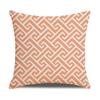 Nordic Geometric Decorative Pillow Sofa Cushion Cover Modern Home Decor Square Pillowcase Peach Skin Pillowcase