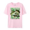 Vintage Want Me Fish Bass Fear Me Funny Lover Fishing Fashion T Shirt Men Skinfriendly and Soft Camisetas De Hombre Large Size