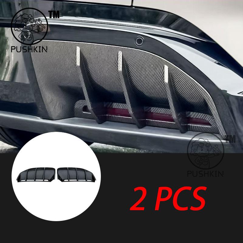 For Xiaomi YU7 2025 Front and Rear Fog Light Bezels Protective cover Front Bumper Trim Cover car Accessories