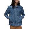 Jordan SS24 Fluglogo Stickerei Druck Gewebte Jacke Königsblau FN4650-436