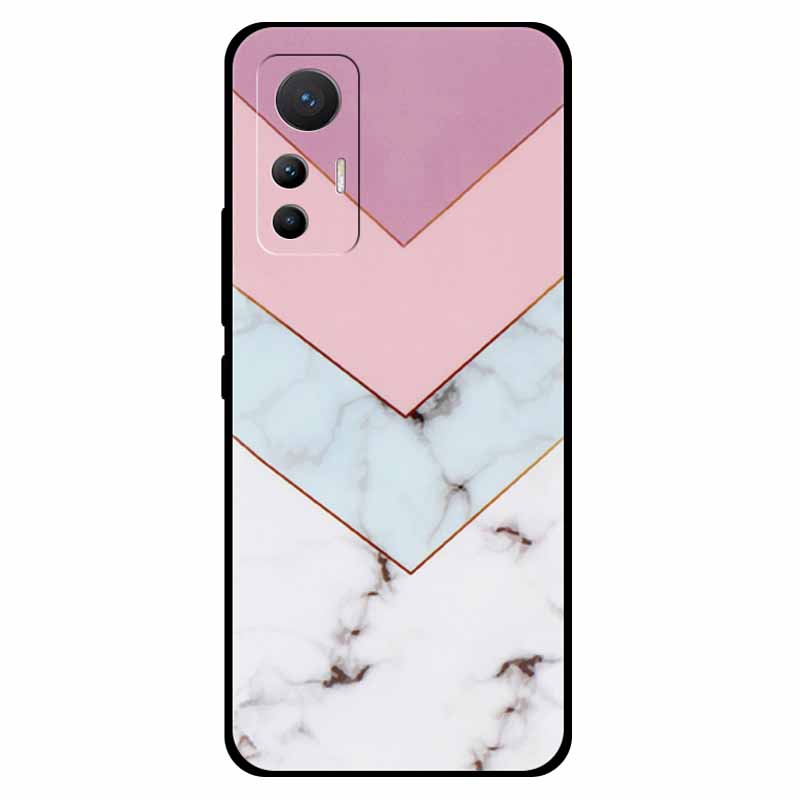 For Xiaomi 12 Lite Case Soft Silicone TPU Space Protective Back Cover For Xiaomi Mi 12 Lite Cases 12lite Printed Marble Shells
