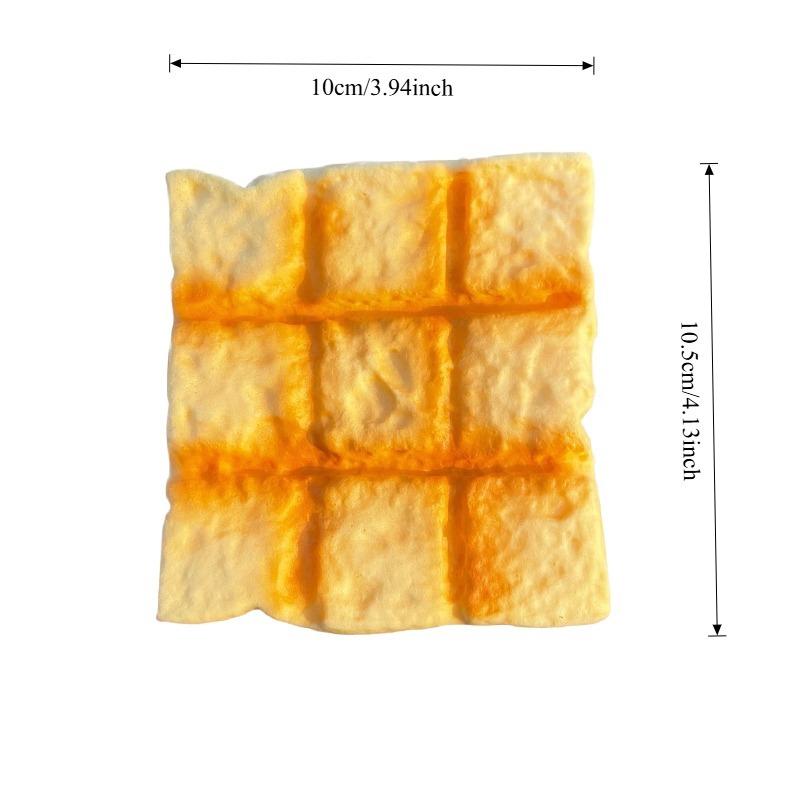 Food Squishy Milk Aroma Big Bread Squeeze Toy Scented Soft Slow Rebound Realistic Bread Fidget Toy for Adults Stress Anxiety