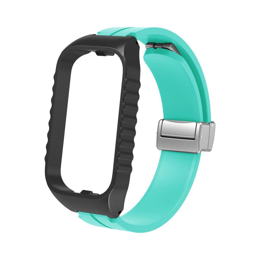 Foldable Magnetic Silicone Strap for Redmi Smart Band 2/3 and Xiaomi Smart Band 8 Active