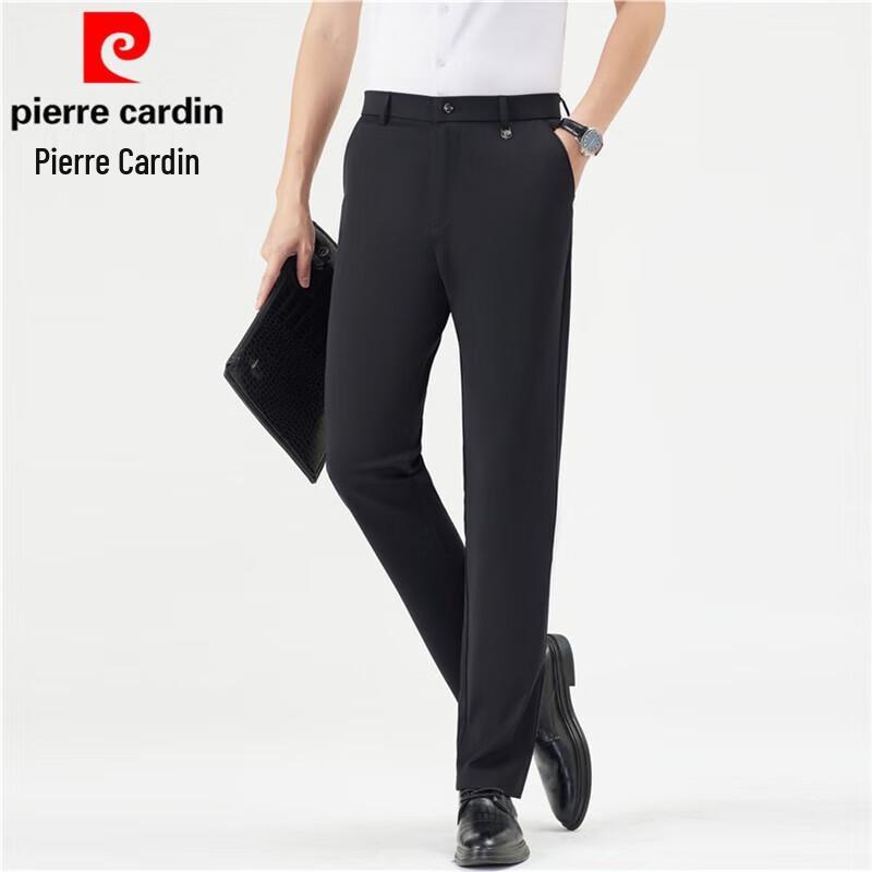 Pierre Cardin Men's Quick-Dry Business Casual Straight-Leg Pants