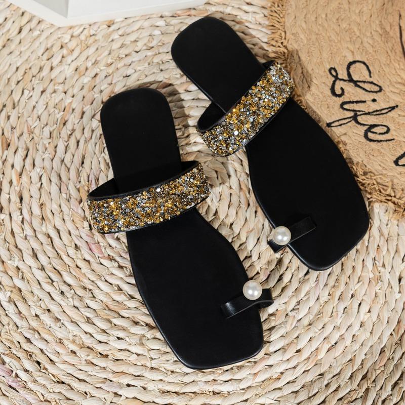 Summer Fashion Women Outdoor Genuine Leather Slippers Beach Slippers Breathable Solid Color Leisure Flip Flops Oversize 36-42