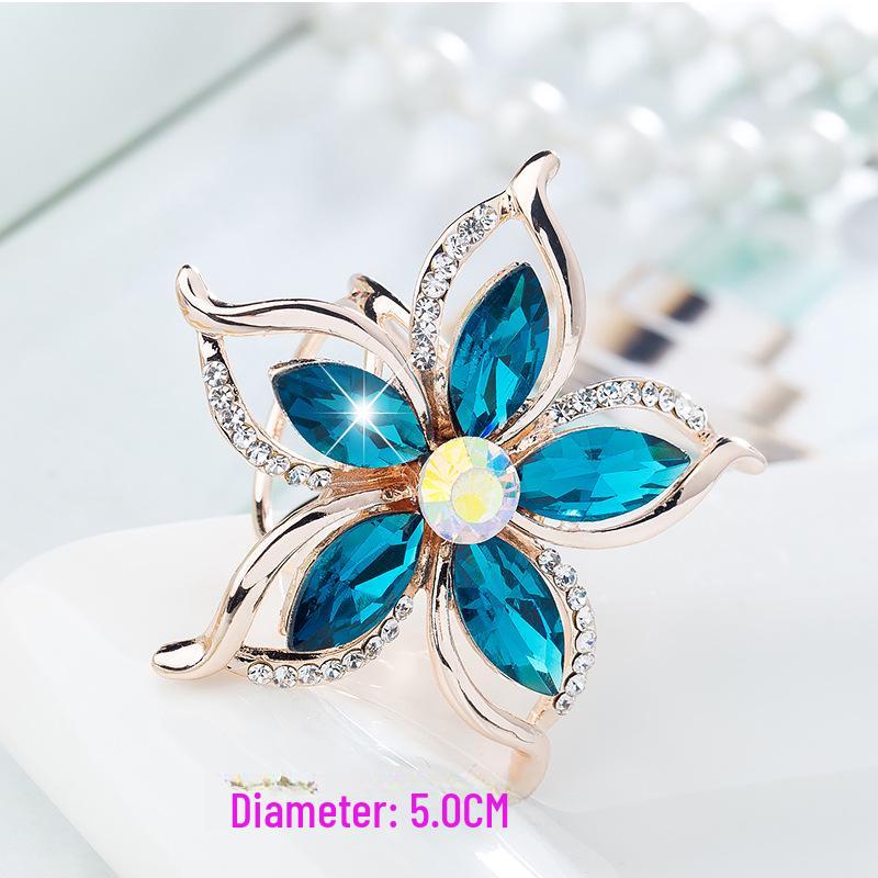 

Пряжка для шарфа с тремя кольцами в корейском стиле — элегантный и универсальный модный аксессуар