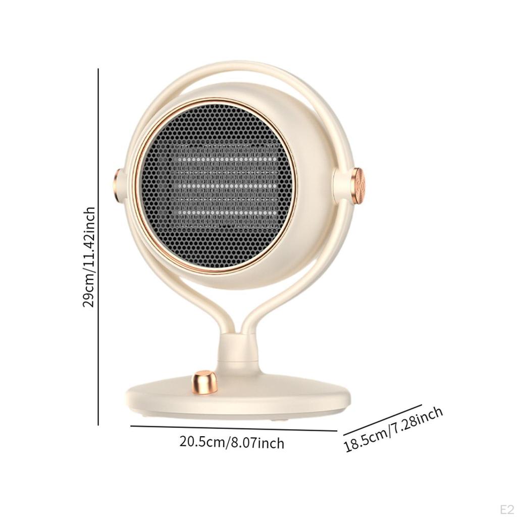 Electric Space Heater Compact Indoor for Living Room Home Office Desk Desktop