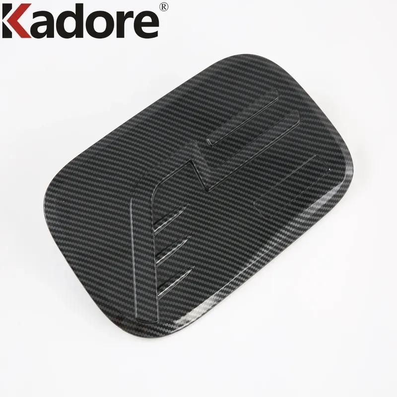 For Kia Carnival KA4 2024 2025 Carbon Fiber Car Gas Fuel Tank Cover Trim Oil Filler Cap Overlay Accessories