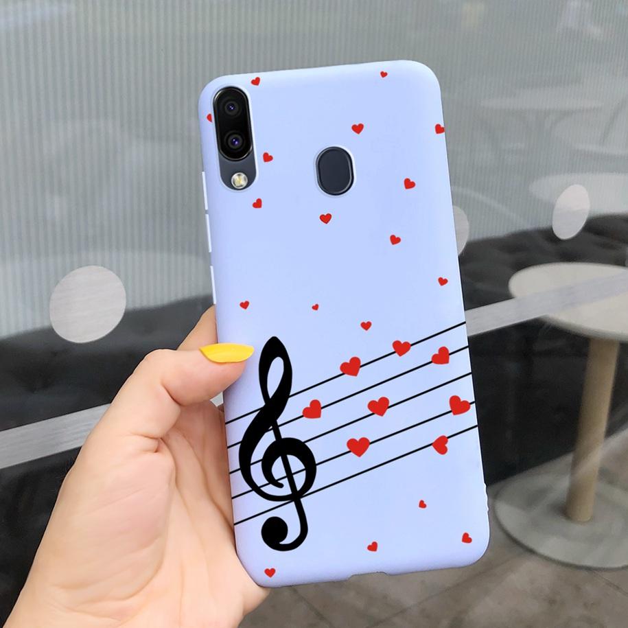 Cute Cartoon Cover For Samsung Galaxy M20 Phone Case For Samsung M20 2019 Soft Cover for Samsung Galaxy M20 M 20 SM-M205F Bumper