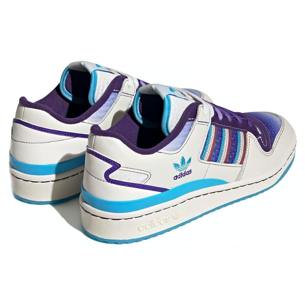 adidas Forum 84 Low CL Kreideweiß Blau Herren Sneaker Creme Himmelblau Energy-Ink IF8181