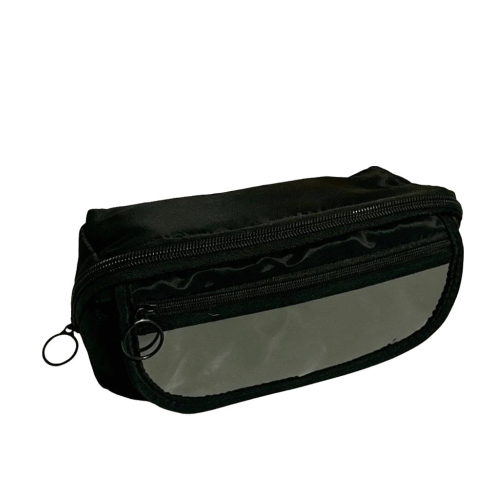 Large Capacity Multi-Compartment Pencil Case Durable Wear-resistant Stationery Organizer Multi Layer Polyester Pen Storage Pouch