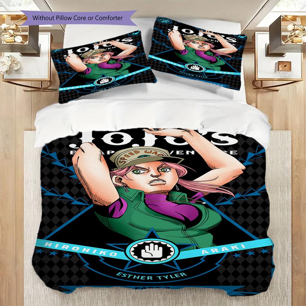 Urban Power Motion Three-piece set (1 * duvet cover + 2 * pillowcase, without core) 2D Flat Christmas birthday gift Duvet cover and pillowcase