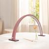 LED Half Moon Pink/White USB Plug Nail Lamp, Eyelash Painting Lamp, Suitable for Decorating Beauty Studio, Office, Bedroom