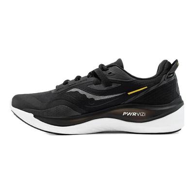 Runshield Slip Resistant, Abrasion Resistant, Waterproof Low Top Casual Running Shoes Unisex Black Yellow S28185-4