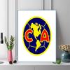 Club America Pattern  3pcs 100% Round Full Drill 5D DIY Diamond Painting Embroidery Cross Stitch Rhinestone Décor