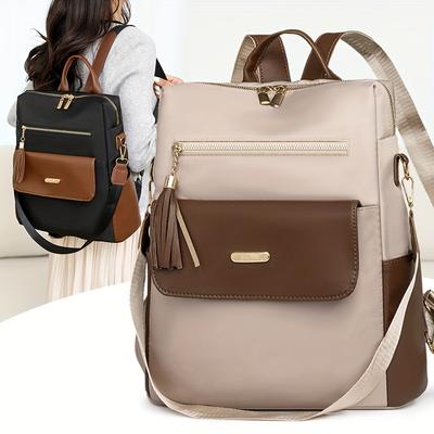 Simple Women's Backpack Large Capacity Backpack