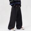 Manufacturer American Old Personalized Printing Men's Fashion Hip-hop Straight Wide-leg Jeans