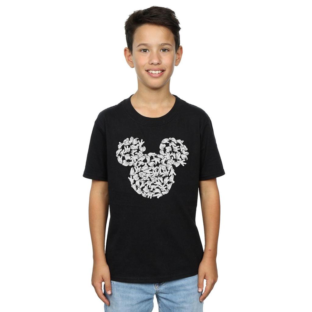 Disney Boys Mickey Mouse Head Of Hands T-Shirt
