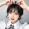 Falešná ofina Vlasový příčesek Komiksový styl Ofina Přirozená Nadýchaná Klip Kudrnatá Přední Ofina Vlasový příčesek Příčesek