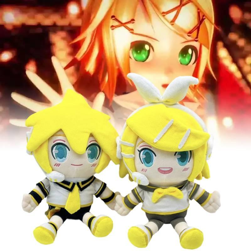 White Clover Kagamine Rinto Plush Toys Cartoon Stuffed Dolls Room Decorations