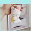 Soft And Cuddly Sanrio Character Keychain Short Plush Toy Perfect Birthday Gift