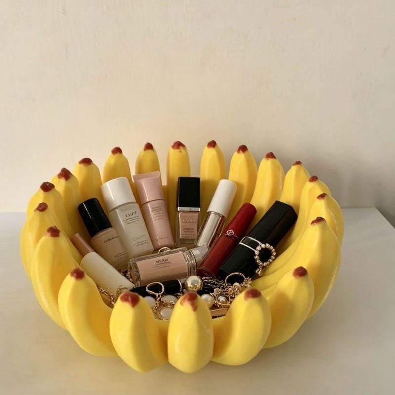3D Printed Banana Tray Fruit Bowl Storage Box Organizer Halloween Creative Decor