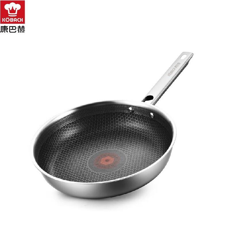 

Kangbahe 304 Stainless Steel Honeycomb Non-stick Frying Pan