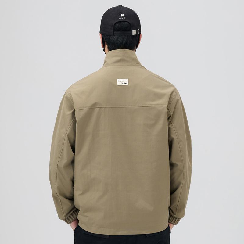 The Same Spring Men'S Casual Stand-Up Collar Jacket, The New Versatile Tooling Jacket, Men'S Fashion And Handsome