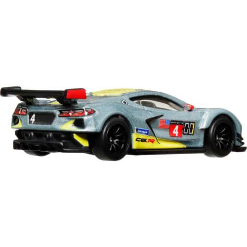 Hot Wheels Car Culture Race Day Corvette C8.R Vehicle Toy Diecast Model Car, Gray, HRV95, Ages 3 and Up