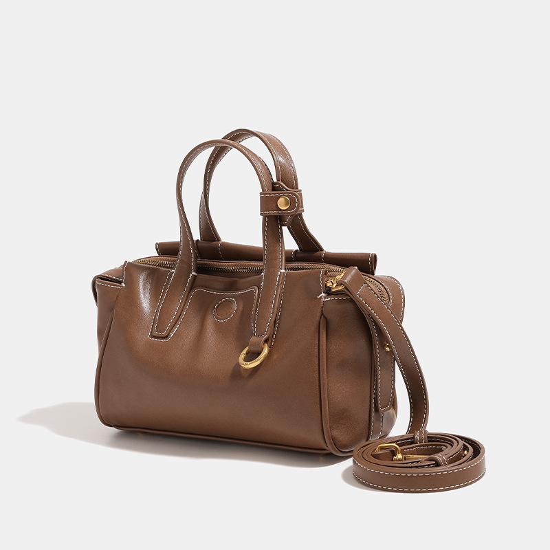 Unique Design High-End Commuting Handbag for Women 2024 Vintage New Style Handheld Shoulder Crossbody Tote Bag