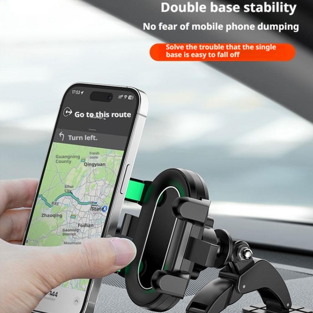 Universal 17mm Ball Head Car Dash Dual Self Adhesive Support Phone Holder Accessories Bracket Rotation 360 Cellphone Degree O5V8
