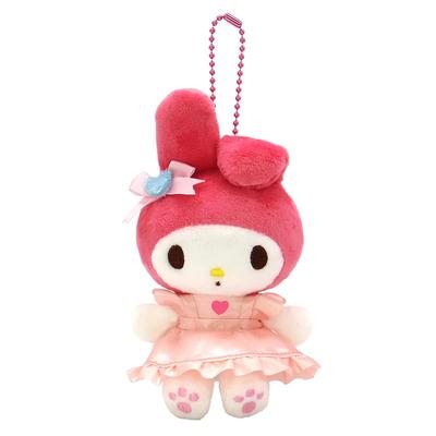 My Melody Kuromi Mascot Collection My Melody Apron Pink H13 X X D6cm 207906-25 W7.5