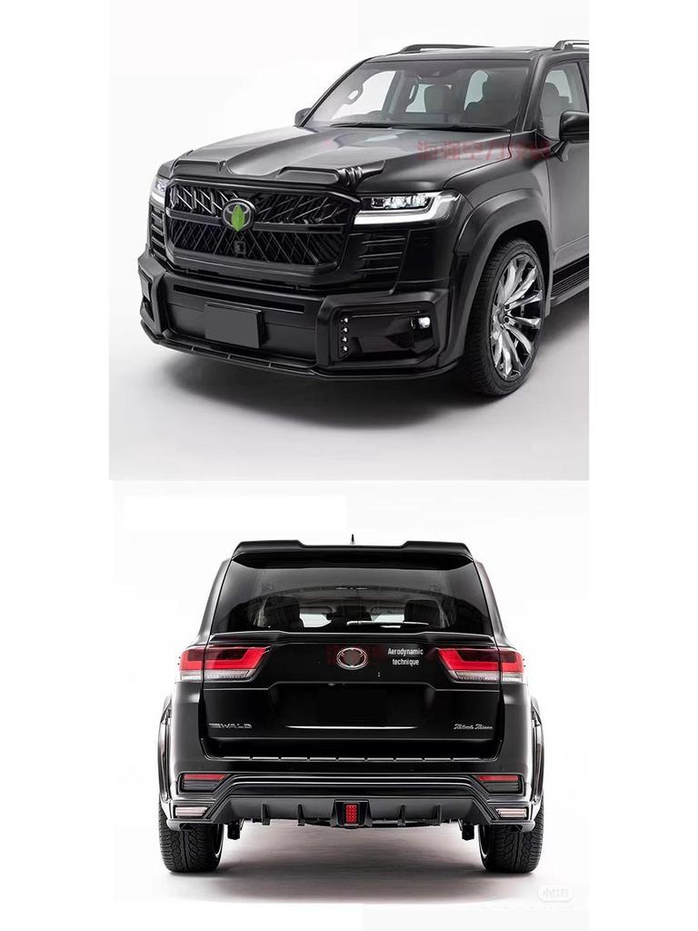 22-23 Land Cruiser LC300 WALD Front & Rear Bumper, Grille, and Fender Flares Upgrade Kit