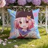 Anime S-School-Live! Cushion Cover Home & Car Dual-Scene Pillow Cover: Reversible for Premium Comfort