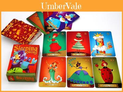 Sleeping Queens Card Game With Colorful Packaging For Family And Party Play