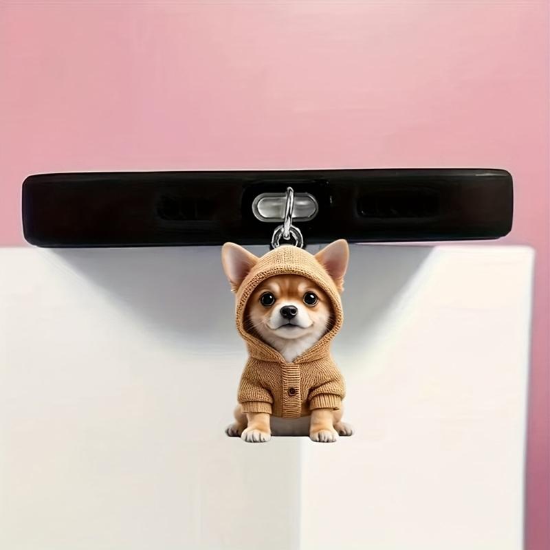 Cute 2D Cat Phone Anti Dust Cap Charge Port Plug For IPhone Type C Dust Protection Stopper Accessorie