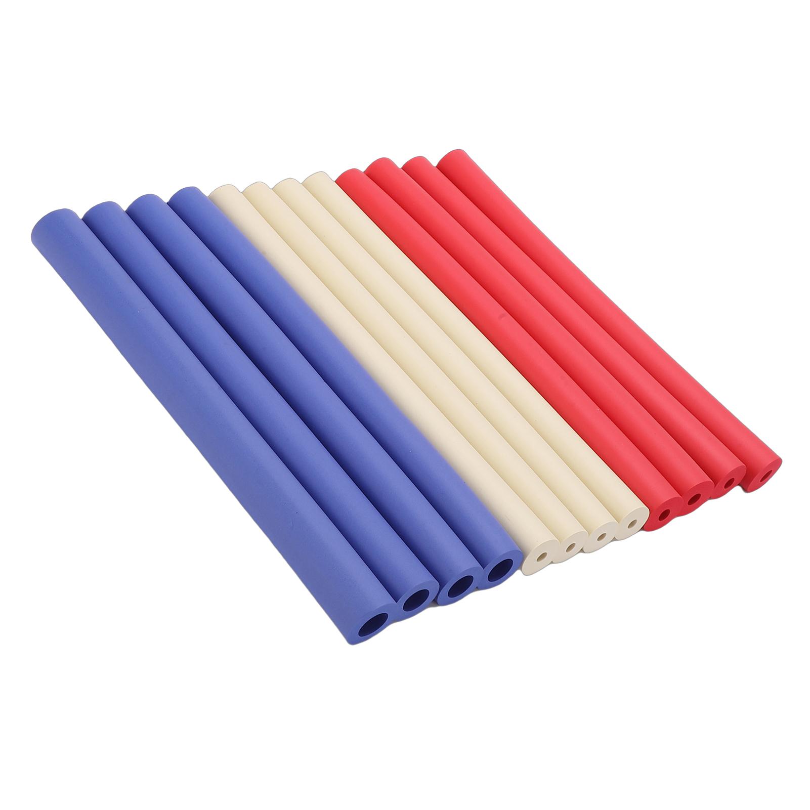 12pcs Foam Grip Tubing Non Slip Adaptive Utensils Grip Tubing Soft Cuttable Sponge Handle Cover