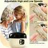 (beige) Elektrische Nagelschere Wiederaufladbarer Elektrischer Nageltrimmer Mini Tragbarer Elektrischer Fingernagelschneider Nagelpolierer mit Beleuchtung