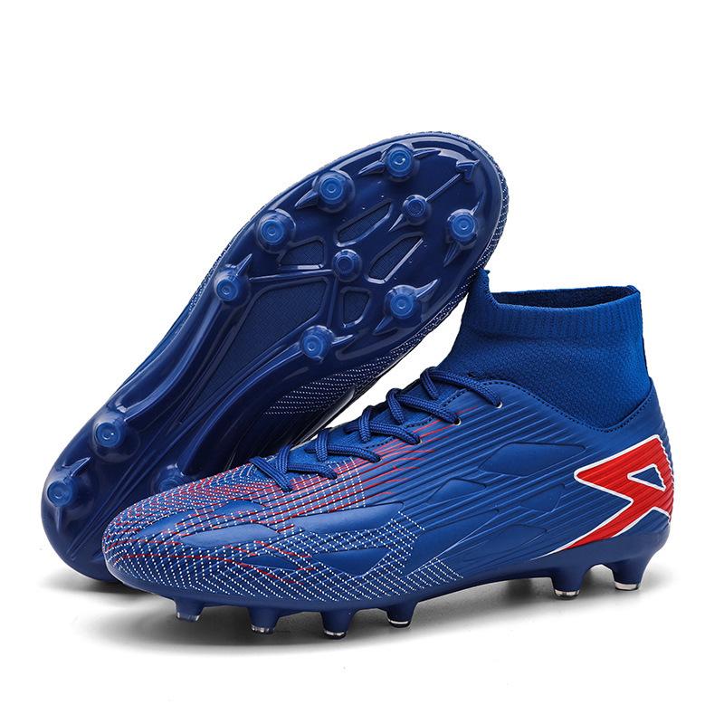High-top Full-size Sports Shoes, Women's Long Nails, Teenagers' New Broken Nails, Football Shoes, Men's European Cup Training