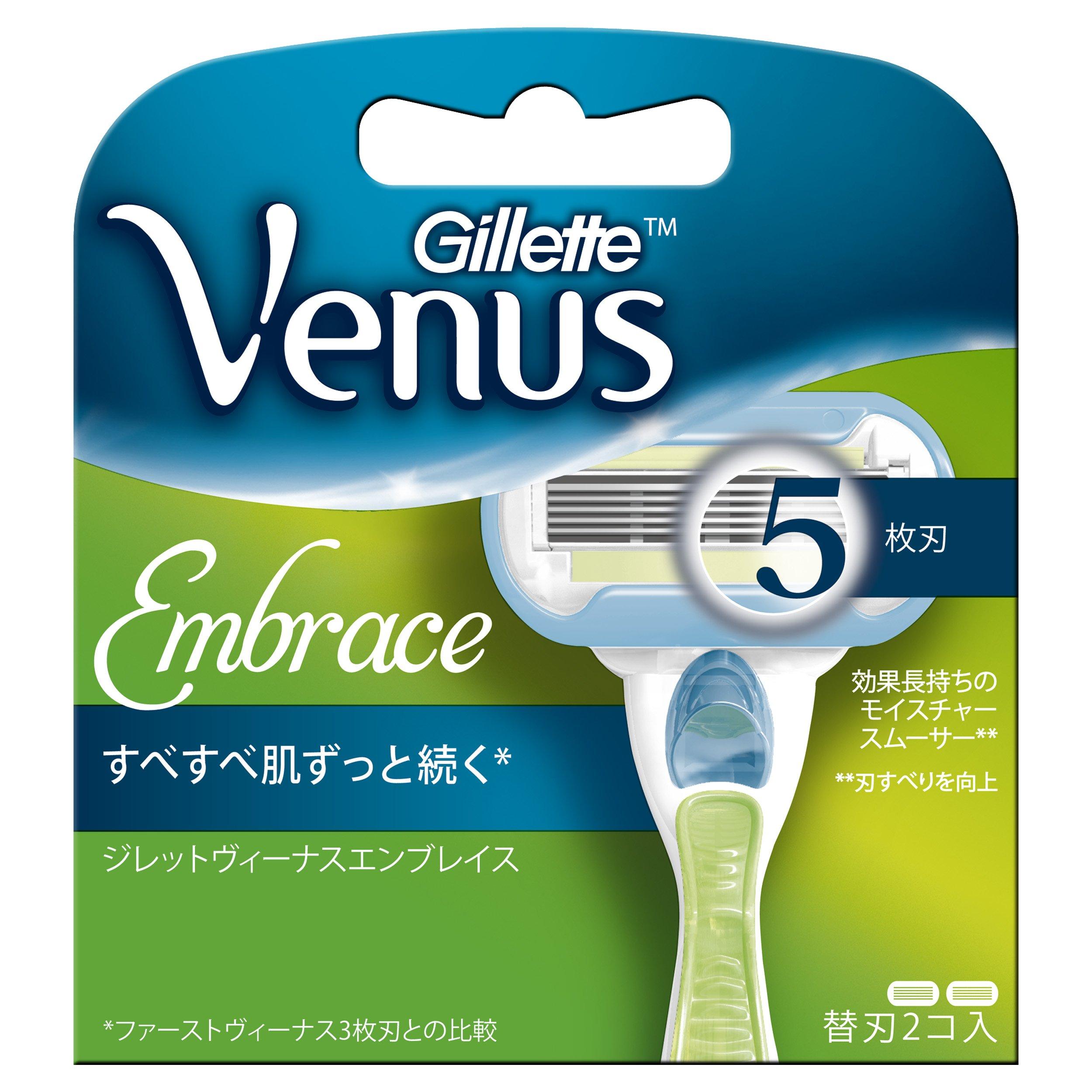 

Бритва Venus Razor Embrace 5 с 2 запасными лезвиями для женщин